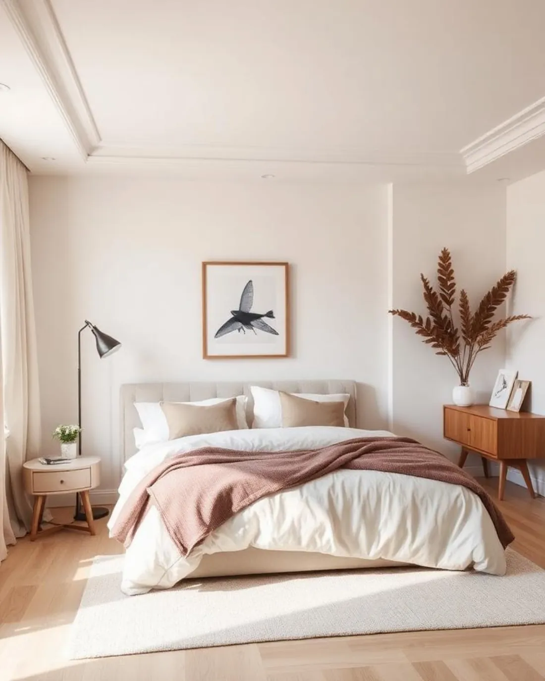 Beautifully cleaned residential bedroom in a Hot Springs Arkansas home